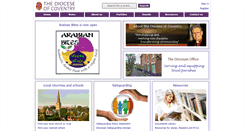 Desktop Screenshot of dioceseofcoventry.org